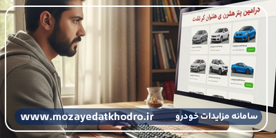 مقایسه مزایده‌های آنلاین و حضوری خودرو