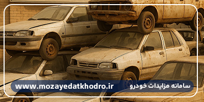 مزایده خودرو اسقاطی | راهنمای جامع سرمایه‌گذاری و بازیافت قطعات