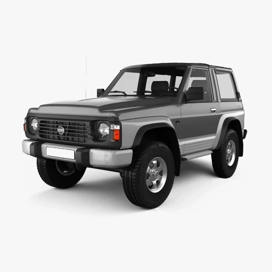 مزایده خودرو نیسان پاترول 2 درب مدل 1373 رنگ قرمز