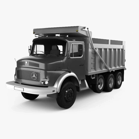 مزایده کامیون بنز LP808 مدل 1370 رنگ قرمز روغنی