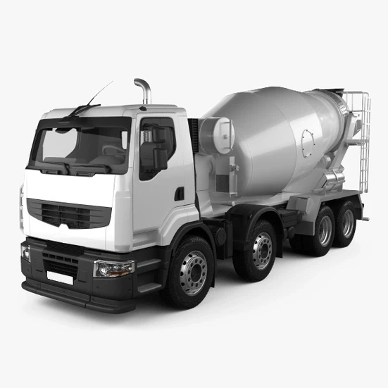 مزایده کامیون میکسر آمیکو مدل 1390 رنگ سفید